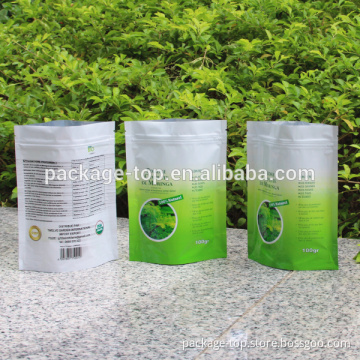 stand up seeds pouch with zipper lock